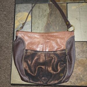 The sak brown leather bag